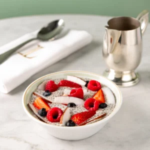 Red Fruit Chia Pudding