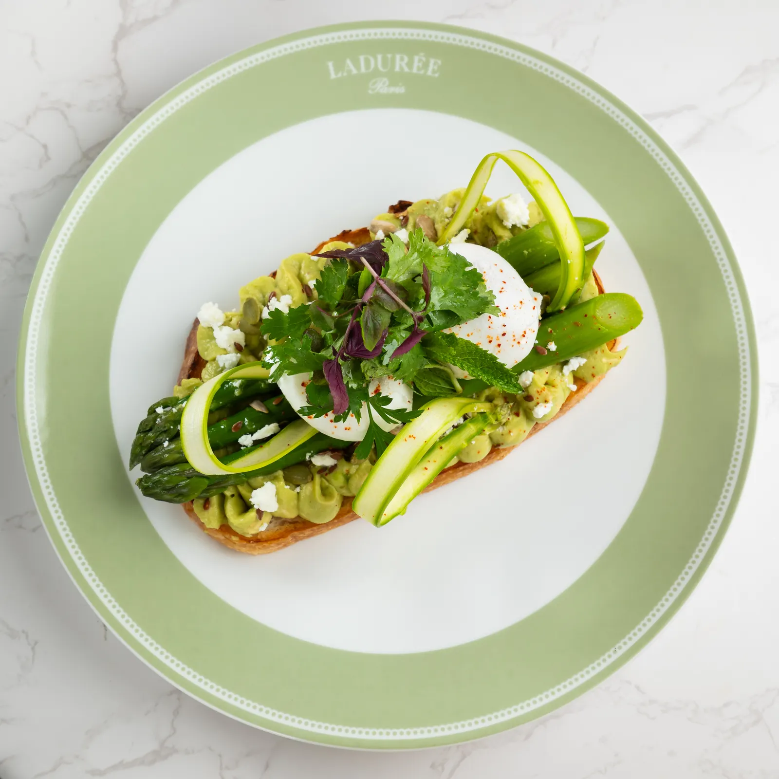 Avocado Asparagus Tartine