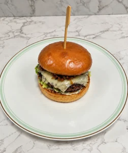 Ladurée Burger with Angus beef and truffle mayo